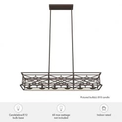 Langwood 6 Light Onyx Bengal Basket Chandelier Kitchen Light by Hunter -Hunter Sales onyx bengal hunter chandeliers 19333 66 1000