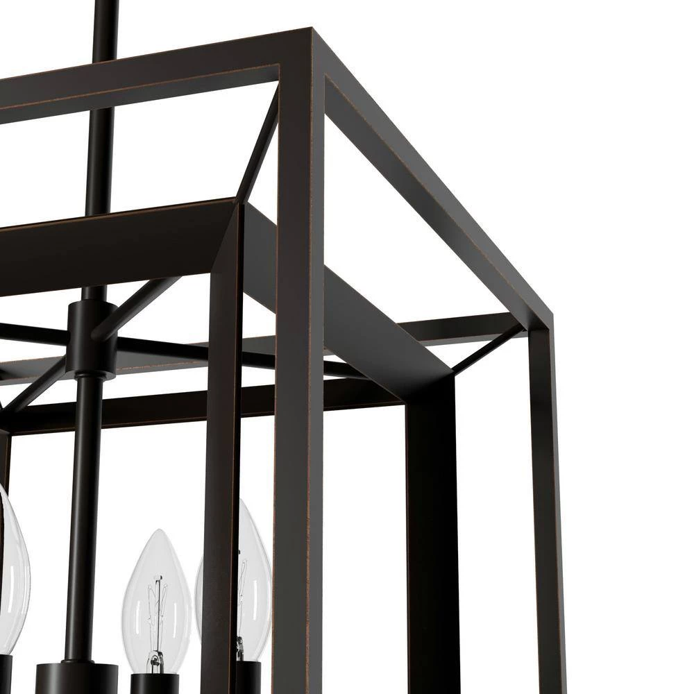 Doherty 4-Light Onyx Bengal Island Chandelier by Hunter 6 Doherty 4-Light Onyx Bengal Island Chandelier by Hunter - Image 4