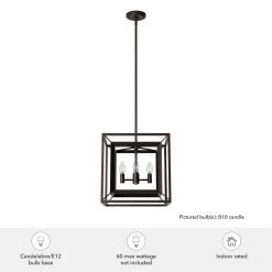 Doherty 4-Light Onyx Bengal Island Chandelier by Hunter 15 Doherty 4-Light Onyx Bengal Island Chandelier by Hunter -Hunter Sales onyx bengal hunter chandeliers 19401 c3 1000