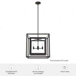 Doherty 4-Light Onyx Bengal Island Chandelier by Hunter 15 Doherty 4-Light Onyx Bengal Island Chandelier by Hunter -Hunter Sales onyx bengal hunter chandeliers 19405 c3 1000