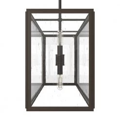 Felippe 8 Light Onyx Bengal Island Chandelier with Seeded Glass Shade Kitchen Light by Hunter -Hunter Sales onyx bengal hunter chandeliers 19978 1d 1000