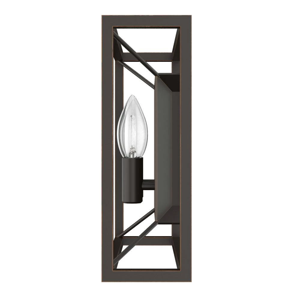 Doherty 2-Light Onyx Bengal Wall Sconce by Hunter 7 Doherty 2-Light Onyx Bengal Wall Sconce by Hunter - Image 5
