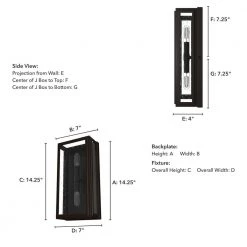 Felippe 2 Light Onyx Bengal Wall Sconce Bathroom Light by Hunter -Hunter Sales onyx bengal hunter vanity lighting 19977 66 1000