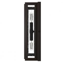 Felippe 2 Light Onyx Bengal Wall Sconce Bathroom Light by Hunter -Hunter Sales onyx bengal hunter vanity lighting 19977 77 1000