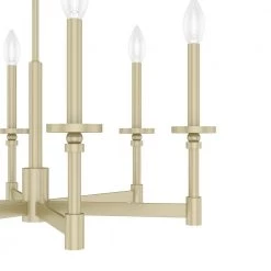 Briargrove 6-Light Painted Modern Brass Chandelier by Hunter -Hunter Sales painted modern brass hunter chandeliers 19701 a0 1000