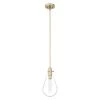 Lundin 1 Light Palm Gold Island Pendant Light with Glass Shade Kitchen Light by Hunter