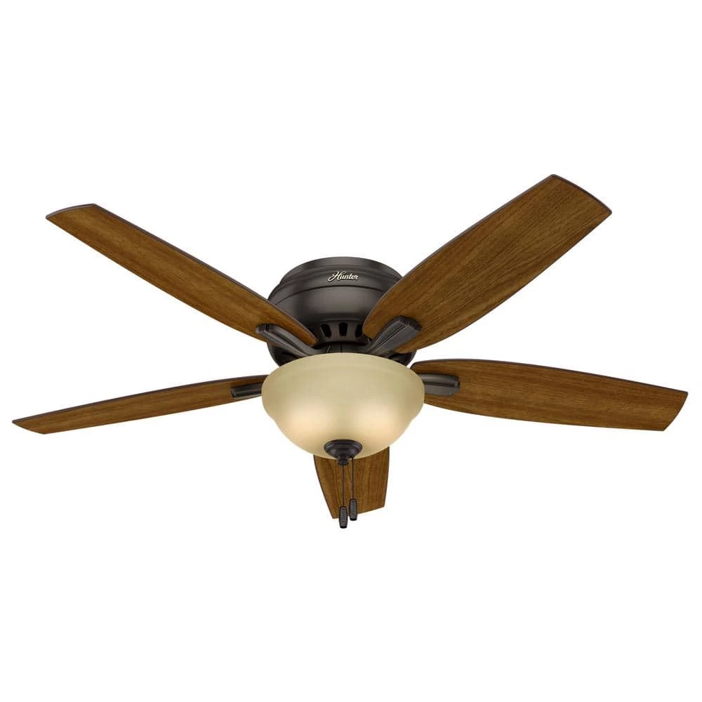 Newsome 52 in. Indoor Premier Bronze Low-Profile Ceiling Fan With LED Light Kit and Remote by Hunter 11 Newsome 52 in. Indoor Premier Bronze Low-Profile Ceiling Fan With LED Light Kit and Remote by Hunter - Image 9