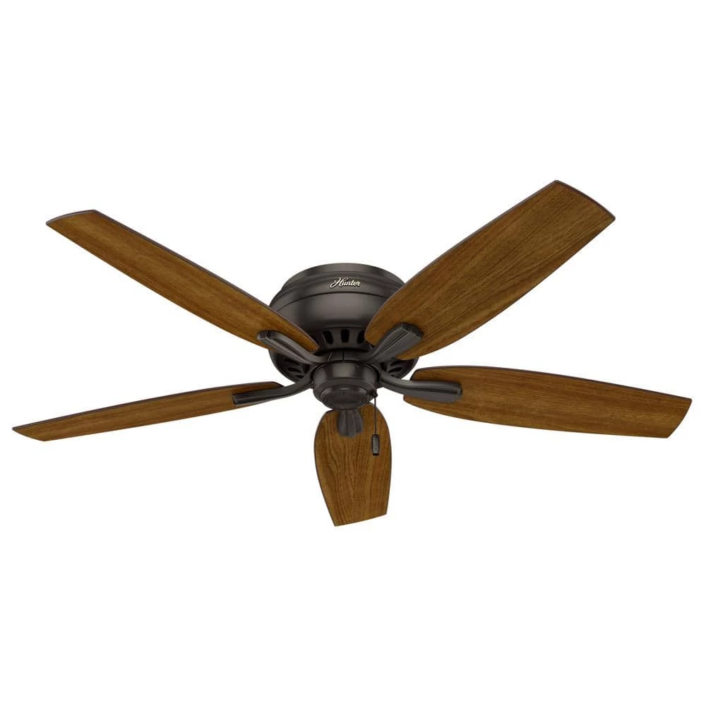 Newsome 52 in. Indoor Premier Bronze Low-Profile Ceiling Fan With LED Light Kit and Remote by Hunter 8 Newsome 52 in. Indoor Premier Bronze Low-Profile Ceiling Fan With LED Light Kit and Remote by Hunter - Image 6