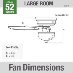 Newsome 52 in. Indoor Premier Bronze Low-Profile Ceiling Fan With LED Light Kit and Remote by Hunter 17 Newsome 52 in. Indoor Premier Bronze Low-Profile Ceiling Fan With LED Light Kit and Remote by Hunter -Hunter Sales premier bronze hunter ceiling fans with lights 32844 a0 1000