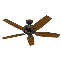 Newsome 52 in. Indoor Premier Bronze Ceiling Fan With LED Light Kit and Remote by Hunter 25 Newsome 52 in. Indoor Premier Bronze Ceiling Fan With LED Light Kit and Remote by Hunter -Hunter Sales premier bronze hunter ceiling fans with lights 32847 31 1000