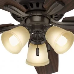 Newsome 52 in. Indoor Premier Bronze Ceiling Fan With LED Light Kit and Remote by Hunter 17 Newsome 52 in. Indoor Premier Bronze Ceiling Fan With LED Light Kit and Remote by Hunter -Hunter Sales premier bronze hunter ceiling fans with lights 32847 a0 1000