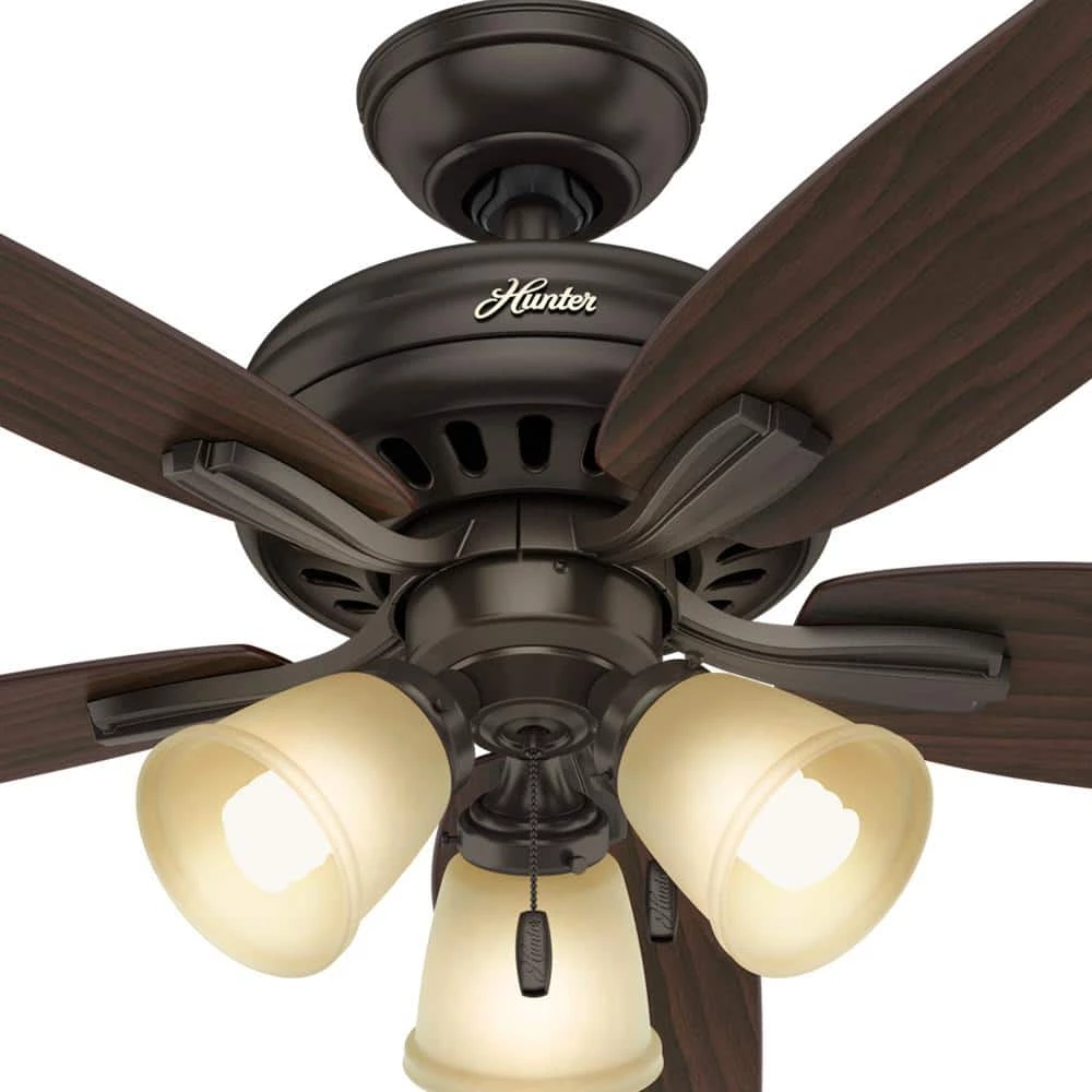 Newsome 52 in. Indoor Premier Bronze Ceiling Fan With LED Light Kit and Remote by Hunter 12 Newsome 52 in. Indoor Premier Bronze Ceiling Fan With LED Light Kit and Remote by Hunter - Image 10