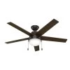Anslee 52 in. LED Indoor Premier Bronze Ceiling Fan with Light Kit by Hunter 2 Anslee 52 in. LED Indoor Premier Bronze Ceiling Fan with Light Kit by Hunter -Hunter Sales premier bronze hunter ceiling fans with lights 50232 64 1000