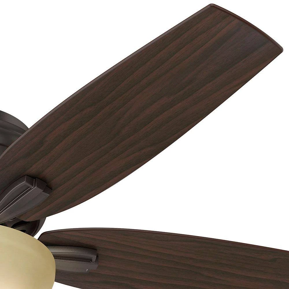 Newsome 52 in. Indoor Premier Bronze Bowl Light Kit Low-Profile Ceiling Fan by Hunter 10 Newsome 52 in. Indoor Premier Bronze Bowl Light Kit Low-Profile Ceiling Fan by Hunter - Image 8