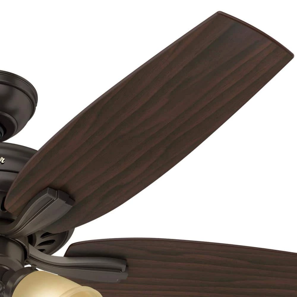 Newsome 52 in. Indoor Premier Bronze Ceiling Fan with Three Light Kit by Hunter 9 Newsome 52 in. Indoor Premier Bronze Ceiling Fan with Three Light Kit by Hunter - Image 7