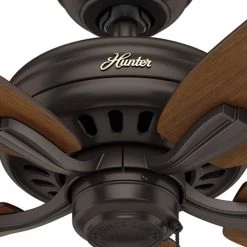 Newsome 52 in. Indoor/Outdoor Premier Bronze Ceiling Fan with Remote by Hunter -Hunter Sales premier bronze hunter ceiling fans without lights 32850 1d 1000