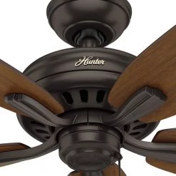 Newsome 52 in. Indoor/Outdoor Premier Bronze Ceiling Fan with Remote by Hunter -Hunter Sales premier bronze hunter ceiling fans without lights 32850 fa 1000