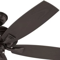 Rainsford 52 in. Outdoor Premier Bronze Ceiling Fan by Hunter -Hunter Sales premier bronze hunter ceiling fans without lights 53347 4f 1000