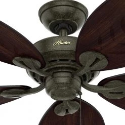 Bayview 54 in. Indoor/Outdoor Provencal Gold Ceiling Fan by Hunter 14 Bayview 54 in. Indoor/Outdoor Provencal Gold Ceiling Fan by Hunter -Hunter Sales provencal gold hunter ceiling fans without lights 50473 44 1000