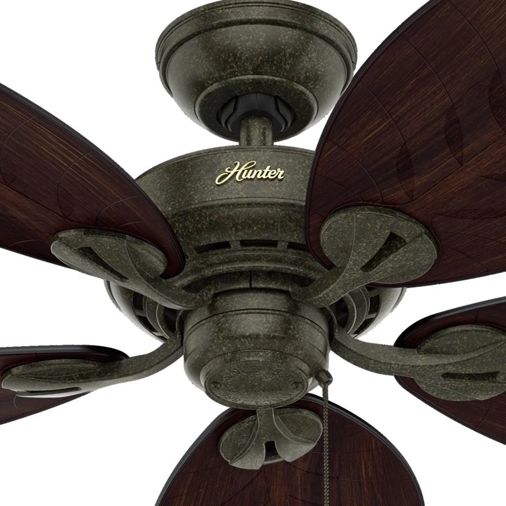 Bayview 54 in. Indoor/Outdoor Provencal Gold Ceiling Fan by Hunter 7 Bayview 54 in. Indoor/Outdoor Provencal Gold Ceiling Fan by Hunter - Image 5