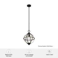 Stone Creek 1 Light Rustic Iron Island Pendant Light Dining Room Light by Hunter -Hunter Sales rustic iron hunter chandeliers 19221 1d 1000