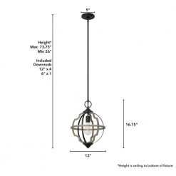 Stone Creek 1 Light Rustic Iron Island Pendant Light Dining Room Light by Hunter -Hunter Sales rustic iron hunter chandeliers 19221 66 1000