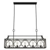 Stone Creek 5 Light Rustic Iron Basket Chandelier Dining Room Light by Hunter -Hunter Sales rustic iron hunter chandeliers 19231 64 1000