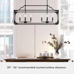 Highland Hill 8 Light Rustic Iron Candlestick Chandelier Kitchen Light by Hunter -Hunter Sales rustic iron hunter chandeliers 19289 c3 1000