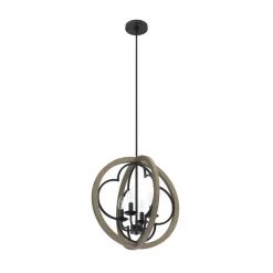 Gablecrest 4 lights Rustic Iron Island Pendant Light Kitchen Light by Hunter -Hunter Sales rustic iron hunter pendant lights 19095 4f 1000