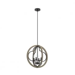 Gablecrest 4 lights Rustic Iron Island Pendant Light Kitchen Light by Hunter