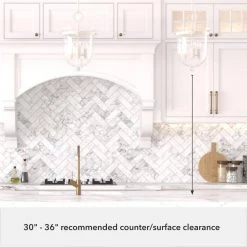 Belltown 3 Light Rustic White Island Pendant Light with Clear Glass Shade Dining Room Light by Hunter -Hunter Sales rustic white hunter chandeliers 19312 77 1000