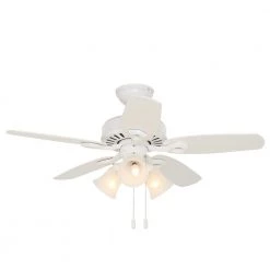 42 in. Indoor Snow White Builder Small Room Ceiling Fan with Light Kit by Hunter 20 42 in. Indoor Snow White Builder Small Room Ceiling Fan with Light Kit by Hunter -Hunter Sales snow white hunter ceiling fans with lights 52105 a0 1000