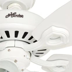 42 in. Indoor Snow White Builder Small Room Ceiling Fan with Light Kit by Hunter 24 42 in. Indoor Snow White Builder Small Room Ceiling Fan with Light Kit by Hunter -Hunter Sales snow white hunter ceiling fans with lights 52105 c3 1000