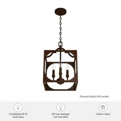 Highland Hill 4 Light Textured Rust Island Pendant Light Dining Room Light by Hunter -Hunter Sales textured rust hunter chandeliers 19980 1d 1000