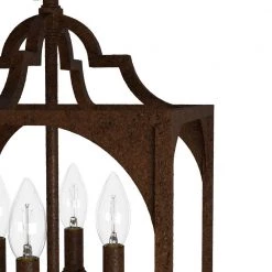 Highland Hill 4 Light Textured Rust Island Pendant Light Dining Room Light by Hunter -Hunter Sales textured rust hunter chandeliers 19980 a0 1000