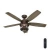 Coral Bay 52 in. Indoor/Outdoor Weathered Copper Ceiling Fan with Remote and Light Kit by Hunter -Hunter Sales weathered copper hunter ceiling fans with lights 51469 64 1000