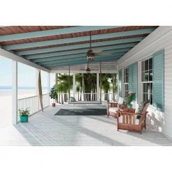 Coral Bay 52 in. Indoor/Outdoor Weathered Copper Ceiling Fan with Remote and Light Kit by Hunter -Hunter Sales weathered copper hunter ceiling fans with lights 51469 a0 1000