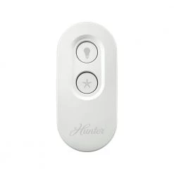 Universal On/Off Damp Rated Ceiling Fan Remote Control White by Hunter -Hunter Sales white green hunter ceiling fan remotes 99394 4f 1000