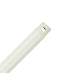 12 in. Original White Double Threaded Extension Downrod for 10 ft. ceilings by Hunter