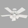 Southern Breeze 42 in. Indoor White Ceiling Fan by Hunter 2 Southern Breeze 42 in. Indoor White Ceiling Fan by Hunter -Hunter Sales white hunter ceiling fans with lights 51010 64 1000