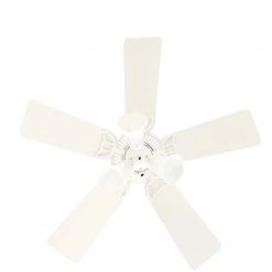 Southern Breeze 42 in. Indoor White Ceiling Fan by Hunter -Hunter Sales white hunter ceiling fans with lights 51010 76 1000