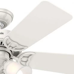 Southern Breeze 42 in. Indoor White Ceiling Fan by Hunter -Hunter Sales white hunter ceiling fans with lights 51010 c3 1000