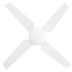 Sonic 52 in. Indoor White Ceiling Fan with Universal Remote by Hunter -Hunter Sales white hunter ceiling fans with lights 59073 40 1000