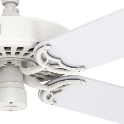 Original 52 in. Indoor/Outdoor White Ceiling Fan by Hunter 22 Original 52 in. Indoor/Outdoor White Ceiling Fan by Hunter -Hunter Sales white hunter ceiling fans without lights 23845 4f 1000