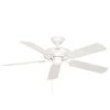 Sea Air 52 in. Indoor/Outdoor White Ceiling Fan by Hunter -Hunter Sales white hunter ceiling fans without lights 53054 64 1000