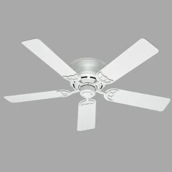 Low Profile III 52 in. Indoor White Ceiling Fan by Hunter