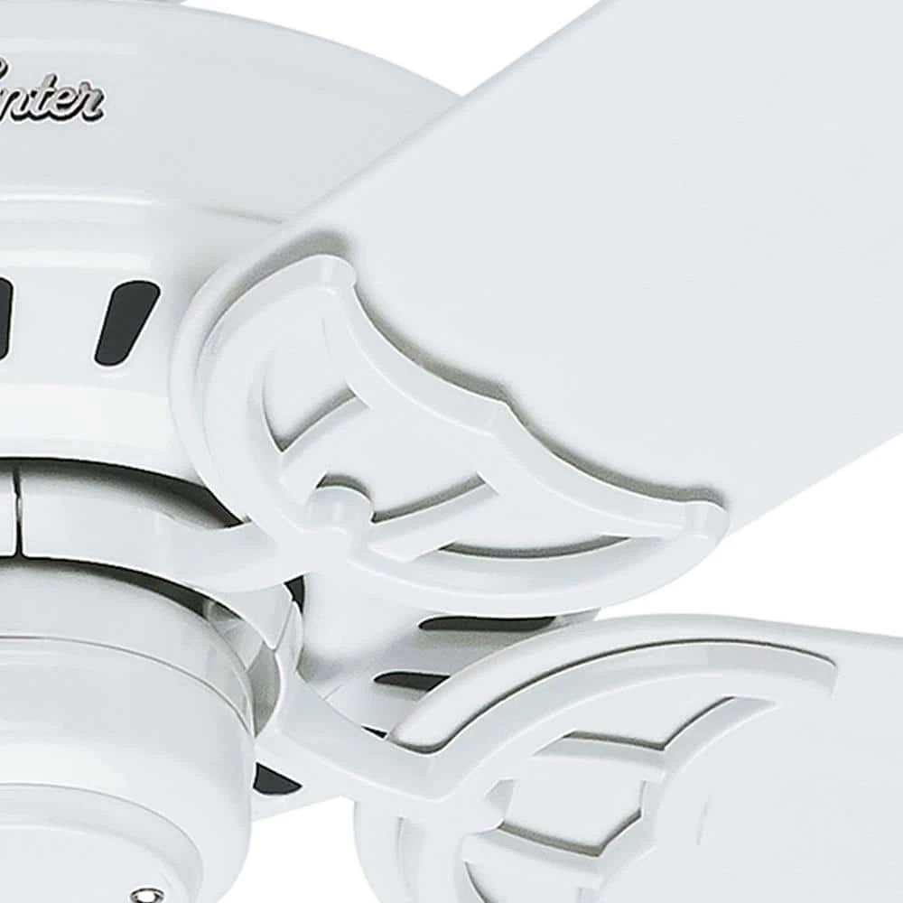 Bridgeport 52 in. Indoor/Outdoor White Damp Rated Ceiling Fan by Hunter 9 Bridgeport 52 in. Indoor/Outdoor White Damp Rated Ceiling Fan by Hunter - Image 7