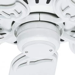 Bridgeport 52 in. Indoor/Outdoor White Damp Rated Ceiling Fan by Hunter 15 Bridgeport 52 in. Indoor/Outdoor White Damp Rated Ceiling Fan by Hunter -Hunter Sales white hunter ceiling fans without lights 53125 a0 1000