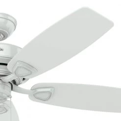 Sea Wind 48 in. Indoor/Outdoor White Ceiling Fan by Hunter -Hunter Sales white hunter ceiling fans without lights 53350 c3 1000