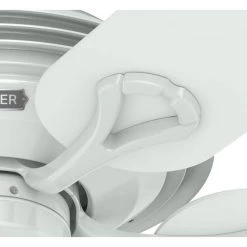 Mariner 52 in. Indoor/Outdoor White Ceiling Fan by Hunter -Hunter Sales white hunter ceiling fans without lights 59127 4f 1000